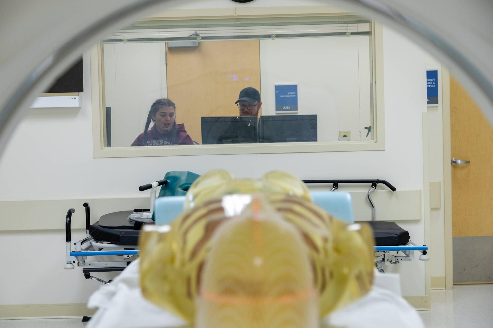 RIT students in a lab